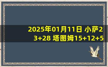 2025年01月11日 小萨23+28 塔图姆15+12+5+8失误 国王三人20+轻取绿军迎6连胜